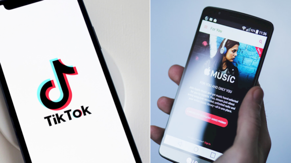 TikTok libera músicas completas em integração à Apple Music